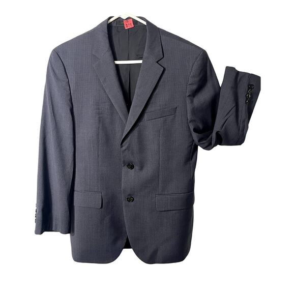 Hugo Boss Other - HUGO BOSS Suit Jacket Mens Size 38S Blue TESS Lanificio Wool Single Breasted